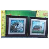 43 - NEW WMC 2 PRINTS FRAMED UNDER GLASS