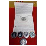 50 - P-40 FLYING TIGER COMM $5 COIN & MORE