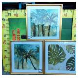 43 - NEW WMC 3 FRAMED WALL PRINTS 26 X 26