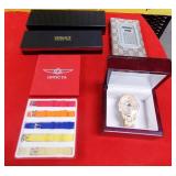 11 - MIXED WATCH BOXES, STRAPS, WATCH & MORE