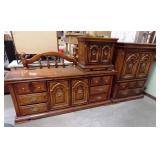 11 - MATCHING BEDROOM SUITE OF SOLID WOOD