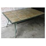 11 - TILE TOP TABLE NO CHAIRS