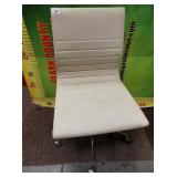 11 - ROLLING WHITE OFFICE CHAIR
