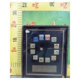 11 - FRAMED APOLLO ASTRONU MATCHES SET