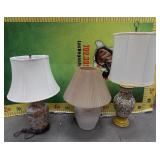 11 - TRIO OF DESK LAMPS