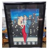 11 - SIGNED FRAMED ART #74/350 DANCING COUPLE