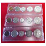 11 - MIXED WHITMAN PROTECTED COIN SETS