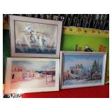 11 - 3 BEAUTIFULLY FRAMED PICTURES