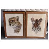 11 - JACQUIE MARIA VAUX FRAMED ANIMAL PRINTS