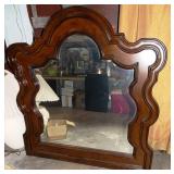 11 - NICE WOOD WALL MIRROR