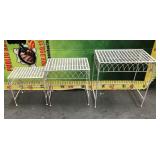 11 - 3 TIERED OUTDOOR ACCENT TABLES