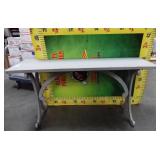 43 - WMC NEW GRAY SIDE TABLE