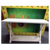 43 - WMC NEW WHITE SIDE TABLE