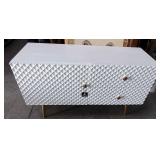 43 - NEW WMC WHITE CABINET 3 DRAWERS $355