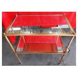 43 - DECORATIVE MIRROR SIDE TABLE  $160