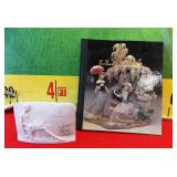 47 - LLADRO COLECTIBLE BOOK & SOCIETY PLAQUE
