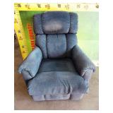 50 - LA-Z-BOY BLUE RECLINER