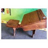 64 - OLD WOODEN SCHOOL DESK