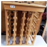 318 - NICE WOOD WINE RACK