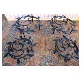 11 - LOT OF 4 TRIVETS OR PLANT STANDS