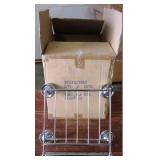 11 - NOS BOX OF SILVER TONED BATHROOM FIXTURES