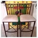 100 - PAIR OF BAR STOOLS