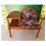 100 - ESTATE CUSTOM SIDE TABLE/WCHAIR