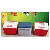 100 - SET OF 3 BEVERAGE COOLERS