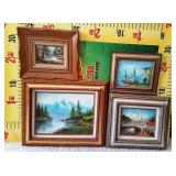 100 - 4 FRAMED WORKS OF ART
