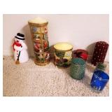 300 - LOT OF DECORATIVE CANDLES