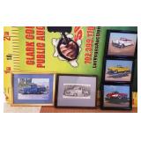 300 - BEAUTIFUL FRAMED LOT OF WALL ART