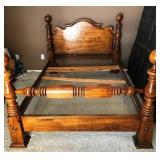 400 - QUEEN BED WOOD FRAME