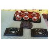 100 - GREEK MADE SERVER SET & TRAY