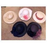 400 - GENTLY USED LADIES HATS