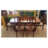 200 - DINING ROOM SET W/ PADDED CHAIRS
