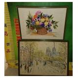 300 - 2 FRAMED WALL ART