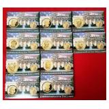50 - 10 PRESIDENTIAL $1 SERIES COMMEMORATIVES