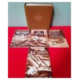 50 - COLLECTIBLE WARTIME STAMPS & OLD BOOK