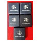 50 - 5 MINT PROOF SUSAN B. ANTHONY