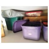 600 -  BOXES OF XMAS ITEMS & XMAS LIGHTS