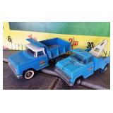 600 - VINTAGE BLUE TOYS ( ONE IS A TONKA)