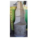 600 - CORNER CABINET WITH SHELF TOP