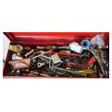 600 -TAN BUCKET OF ASSORTED TOOLS