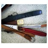 300 - LOT OF ASSORTED BELTS