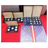 51 - LOT OF QUARTER COIN SETS (NOT ALL COMPLETE)