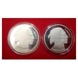 51 - PAIR OF INDIAN HEAD COINS