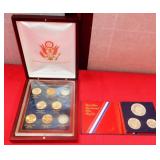 51 - PRESIDENTIAL DOLLAR COINS & COIN SET