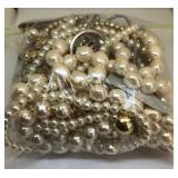 700 - BAG OF MISC JEWELRY FROM ESTATE