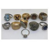 700 - LOT OF MISC RINGS FROM ESTATE