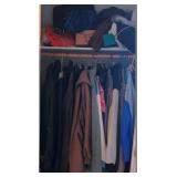 300 - JACKETS IN CLOSET & TOP SHELF ITEMS